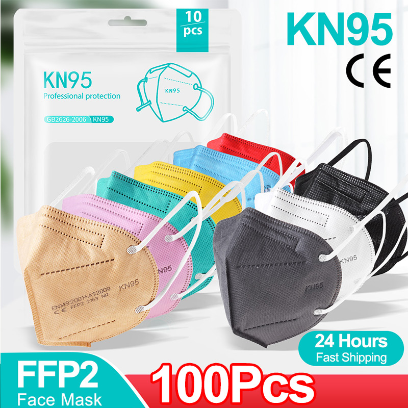 Disposable Surgical Mask - 10-100PCS mascarillas FFP2 Maschera per il