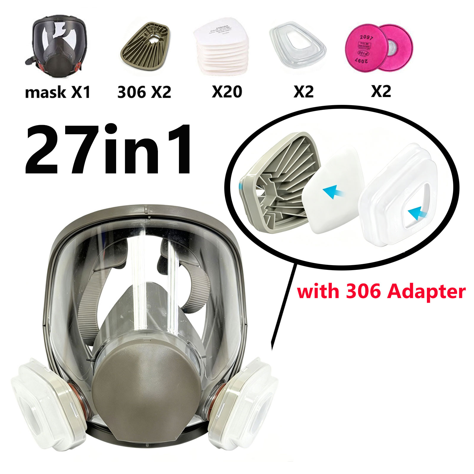 Respiratore a faccia intera 68 - Dust Mask Construction recensione e prezzo