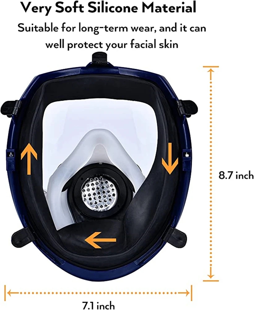 Maschera antigas chimica 6800  - Dust Mask Construction recensione e prezzo